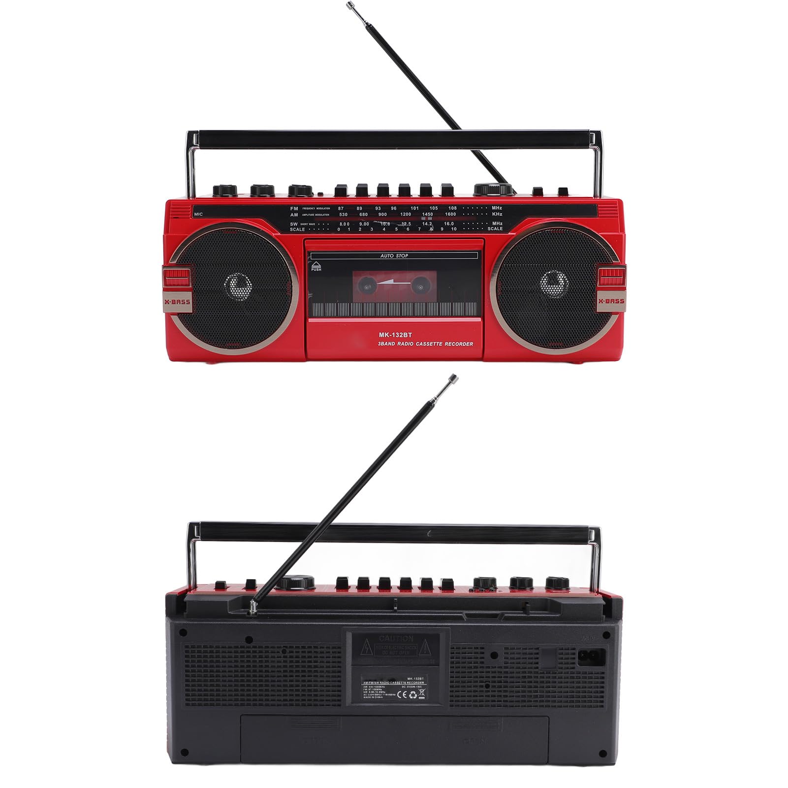 Amazon.com: Retro Cassette Tape Player Recorder AM FM SW Radio